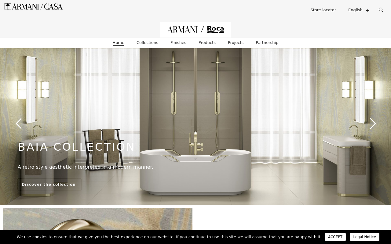 Armani Roca Luxury Italian Bathrooms InteriorDude